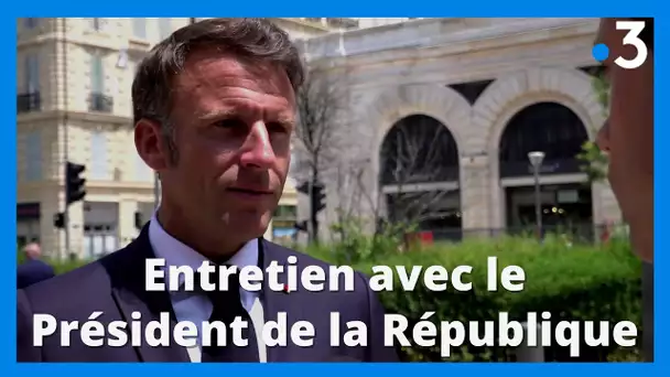 Visite de Macron à Marseille : Entretien avec le Président de la République
