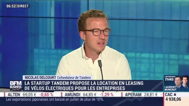 Nicolas Delcourt (Tandem) : Tandem propose la location de vélos électriques pour les entreprises