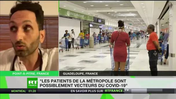 Covid-19 en Guadeloupe : «Les patients de la métropole sont possiblement vecteurs du virus»