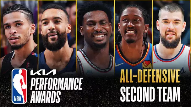 The BEST Of The 2024-25 Kia NBA All-Defense Second Team!
