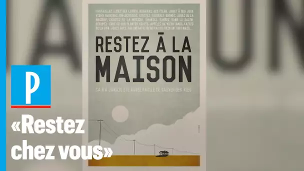 «Restez à la maison» : l'affiche qui demande aux Français de ne plus sortir