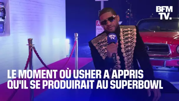 Usher raconte le moment où il a appris qu'il se produirait au Superbowl