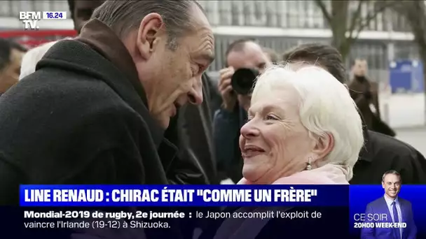 Line Renaud raconte comment elle a appris la mort de Jacques Chirac