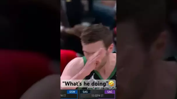 Jared Greenberg’s HILARIOUS Reaction To Luke Kornet Dancing After His Bucket! 🤣👀| #Shorts