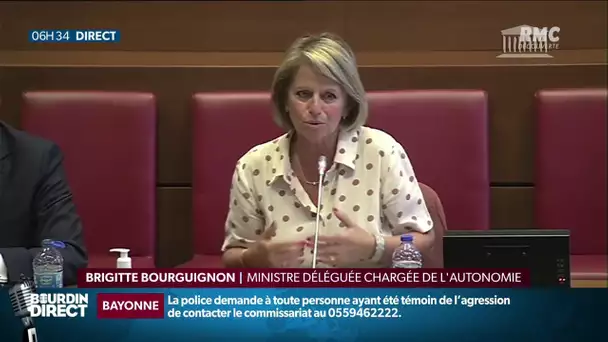 Brigitte Bourguignon apprend sa nomination au gouvernement en pleine séance