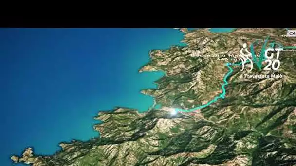 Le parcours du GT20 de Corse en 3D