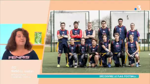 Le football américain avec Harmony Ferry du Flag football de Dijon