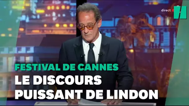 Au Festival de Cannes, Vincent Lindon prône le cinéma comme "arme d'émotion massive"
