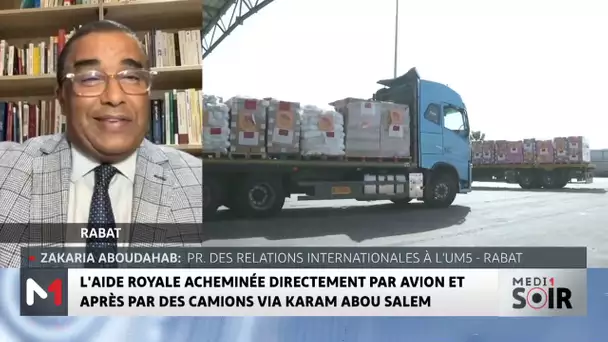 Aides humanitaires acheminées à Gaza: le point avec Zakaria Aboudahab