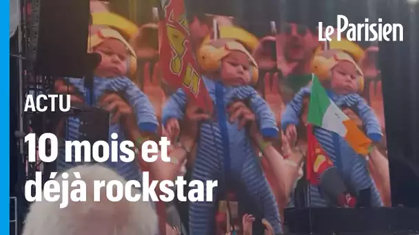Finlay, le bébé de 10 mois star du festival britannique de Glastonbury