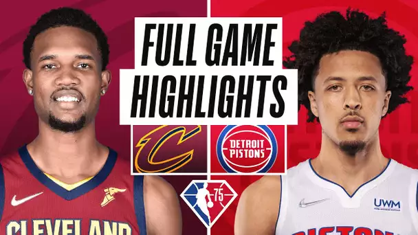 CAVALIERS at PISTONS | FULL GAME HIGHLIGHTS | February 24, 2022