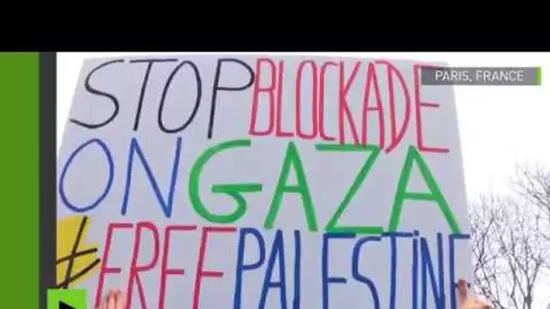 Des Parisiens manifestent en soutien à la cause palestinienne