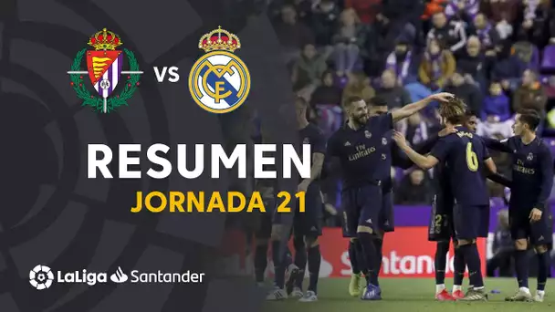Resumen de Real Valladolid vs Real Madrid (0-1)
