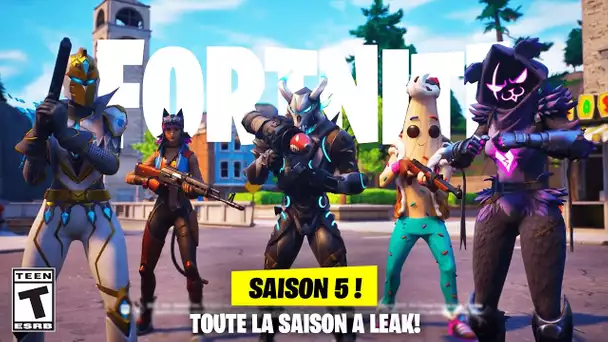 TOUTE LA SAISON 5 "OG" A LEAK ! PASSE DE COMBAT, SKINS, MAP ... (FORTNITE NEWS)