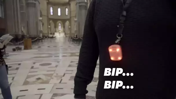 Florence inaugure un système de colliers lumineux pour faire respecter la distance sociale
