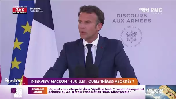 Interview du 14-Juillet d'Emmanuel Macron: quels thèmes abordés?