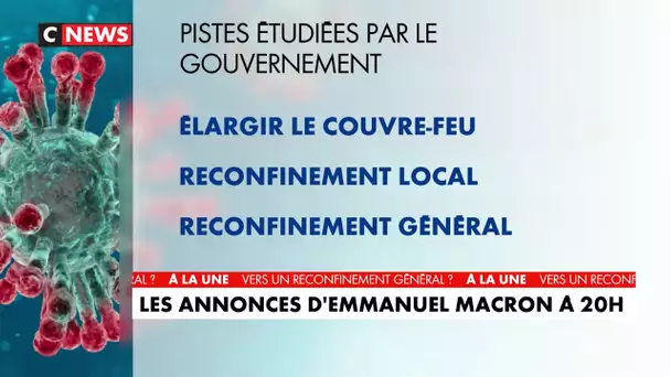 Coronavirus : quelles seront les annonces d'Emmanuel Macron à 20h ?