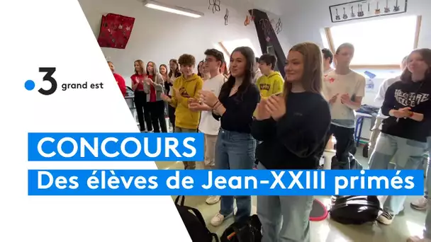 Concours d'éducation citoyenne : les collégiens de Jean-XXIII arrivent à la première place