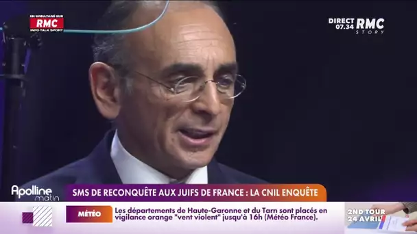 Élection présidentielle : Éric Zemmour visé par une plainte pour fichage illégal
