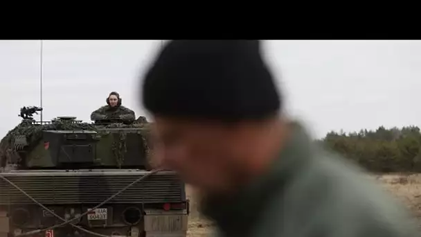 Des troupes ukrainiennes se forment au pilotage des chars Leopard 2 en Pologne