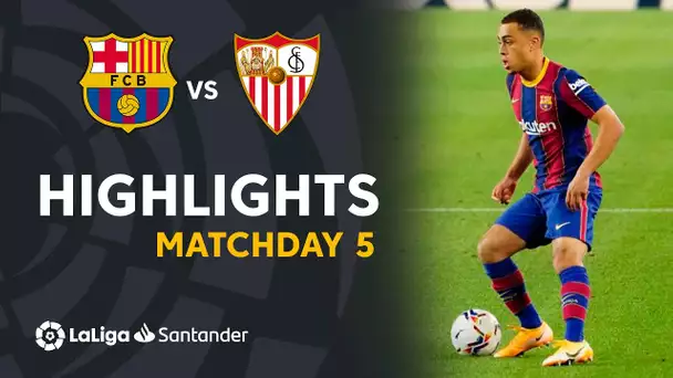 Highlights FC Barcelona vs Sevilla FC (1-1)