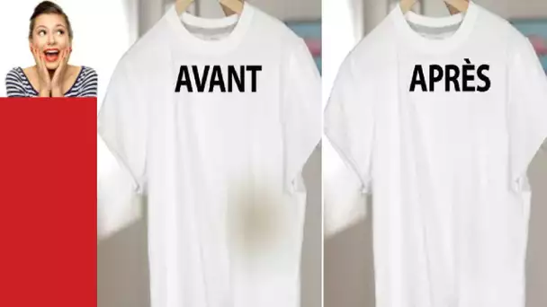 Une astuce géniale pour supprimer facilement les taches de vos vêtements blancs