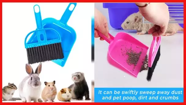 2 Brothers Wholesale Mini Broom and Dustpan Cleaner for Rabbit, Chinchilla, Hedgehog, and Hamster
