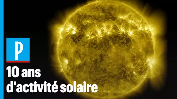 10 ans de la vie du Soleil sublimé grâce aux images de la Nasa