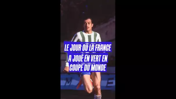 Le jour où la France a joué en vert en Coupe du monde 😨 #shorts