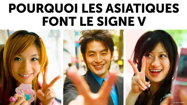 Pourquoi les Asiatiques font le signe V sur leurs photos
