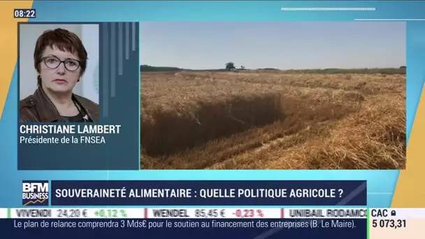 Christiane Lambert (FNSEA): L'appel au secours des agriculteurs face à la sécheresse