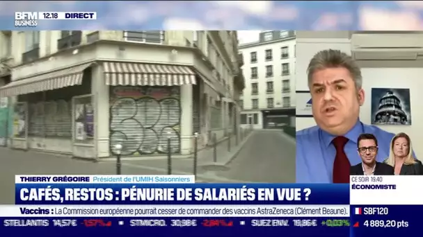 Thierry Grégoire (UMIH Saisonniers) : Pénurie de salariés en vue dans les cafés et restos ?