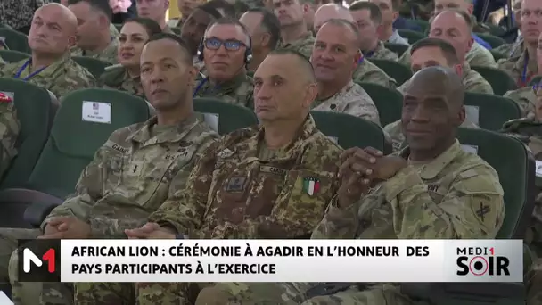 African Lion 2025 : cérémonie en l’honneur des représentants des pays participants
