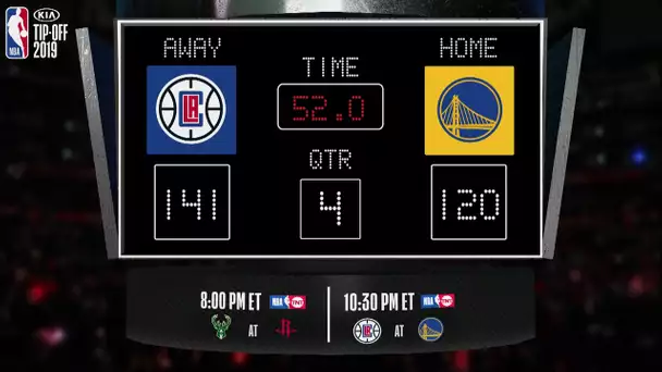 Clippers @ Warriors LIVE Scoreboard - Join the conversation and catch all the action on #NBAonTNT!