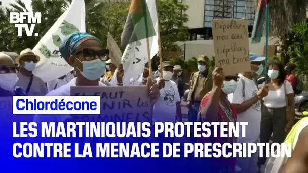 Les Martiniquais protestent contre la menace de prescription dans le dossier du chlordécone