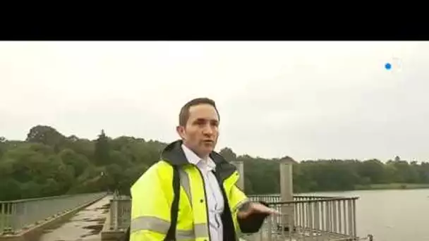 Délestage au barrage de la Cantache en Ille-et-Vilaine