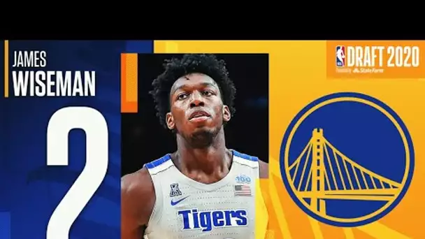 James Wiseman Is Selected #2 In the 2020 NBA Draft!