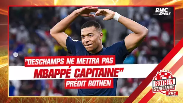 Equipe de France : "Deschamps ne mettra pas Mbappé capitaine" prédit Rothen