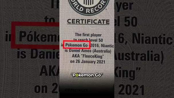 CE RECORD DU MONDE POKEMON A UNE ERREUR !