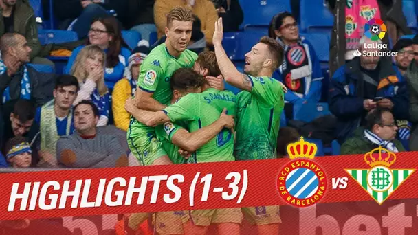 Highlights RCD Espanyol vs Real Betis (1-3)