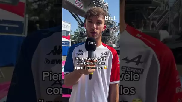 Pierre Gasly révèle combien de kilos il perd par course 😳