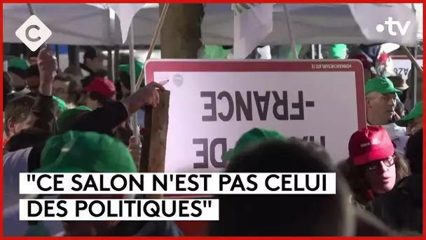 Salon de l’agriculture : un champ de bataille électorale ? - C à vous - 26/02/2024