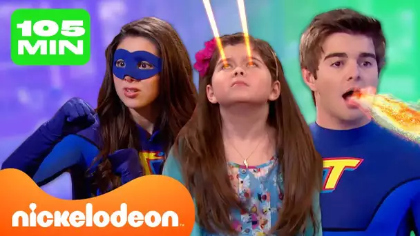 100 MINUTES de scènes de combat de superpuissances dans les Thundermans ! | Nickelodeon France