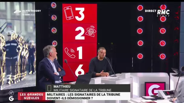 "On peut être patriote sans être d'extrême-droite !", se défend un auditeur signataire de la tribune