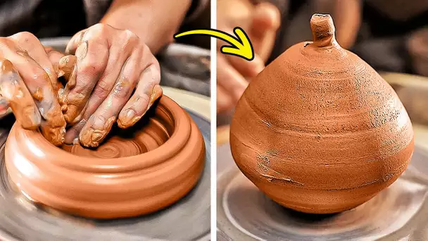 La magie de la céramique faite à la main et les ASTUCES de la poterie !