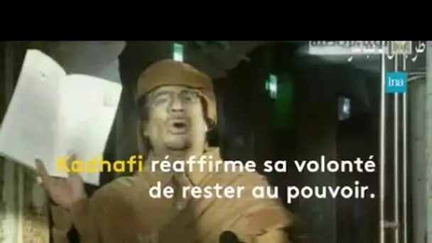 La révolution libyenne de février 2011, le début de la fin du colonel Kadhafi | Franceinfo INA