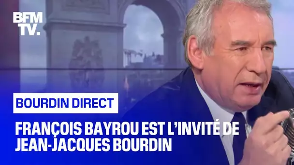 François Bayrou face à Jean-Jacques Bourdin en direct