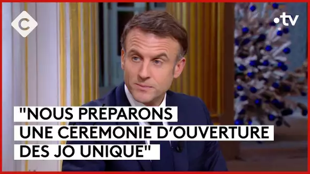 2024, année de célébrations - Emmanuel Macron - C à vous - 20/12/2023