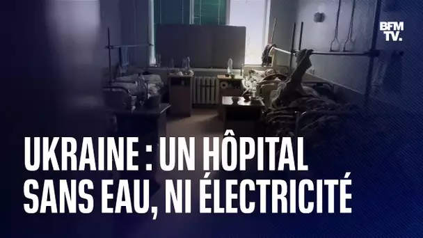 Pas d'eau, ni d'électricité: le quotidien d'Ukrainiens blessés à l’hôpital de Tchernihiv