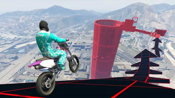 GTA 5 - TEST DE MA NOUVELLE COURSE EN MOTOCROSS ! EPIC TRIAL